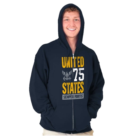 United States Semper Fortis Navy Sweatshirt for Men or Women Brisco Brands X