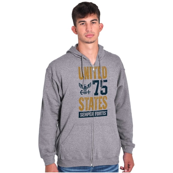 United States Semper Fortis Navy Sweatshirt for Men or Women Brisco Brands X