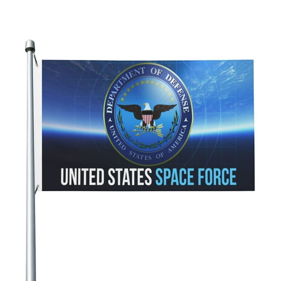 United States Space Force Flags for Yard Outside Decorations 3x5 Ft Double Sided for Home Indoor Outdoor Lawn Balcony Corridor Party