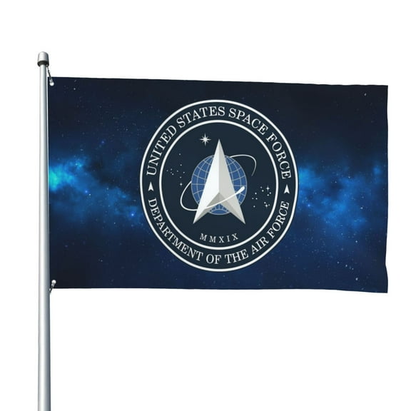 United States Space Force Flags for Yard Outside Decorations 4x6 Ft Double Sided for Home Indoor Outdoor Lawn Balcony Corridor Party