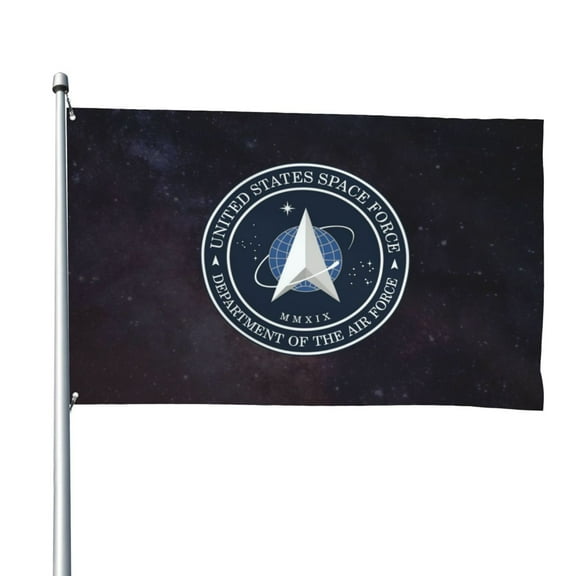 United States Space Force Flags for Yard Outside Decorations 4x6 Ft Double Sided for Home Indoor Outdoor Lawn Balcony Corridor Party