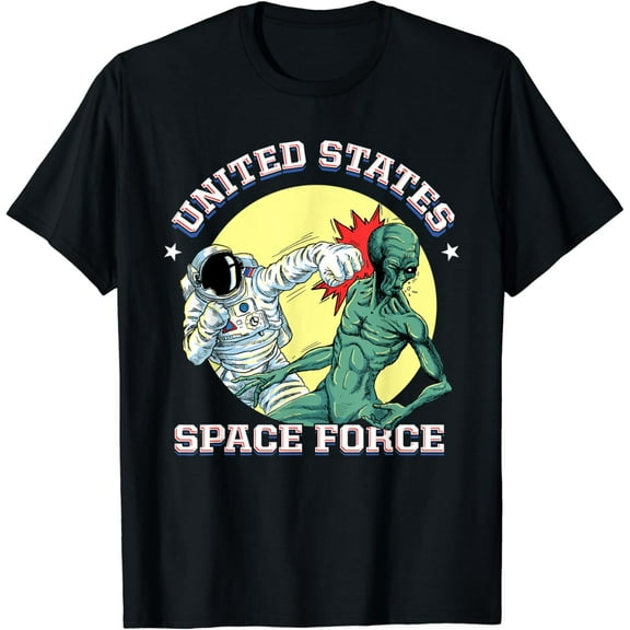 United States Space Force - Funny Space Lover & UFO Alien T-Shirt