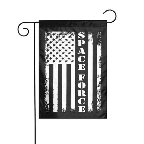United States Space Force Garden Flag for Yard Outside Decorations Double Sided for Home Indoor Outdoor Porch Patio Garden 12x18 in