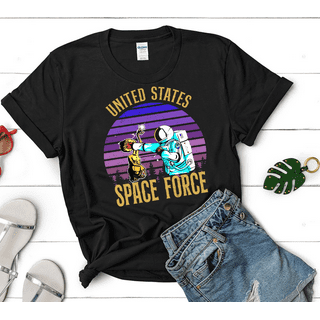 United States Space Force T-Shirt Vintage Classic Logo United States Space Force T-Shirt Vintage Classic Logo