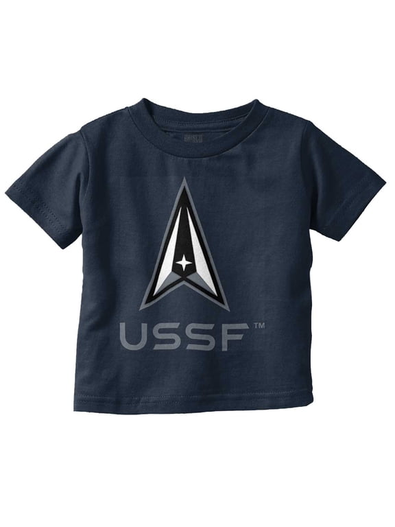 United States Space Force USSF Logo Toddler Boy Girl T Shirt Infant Toddler Brisco Brands 6M