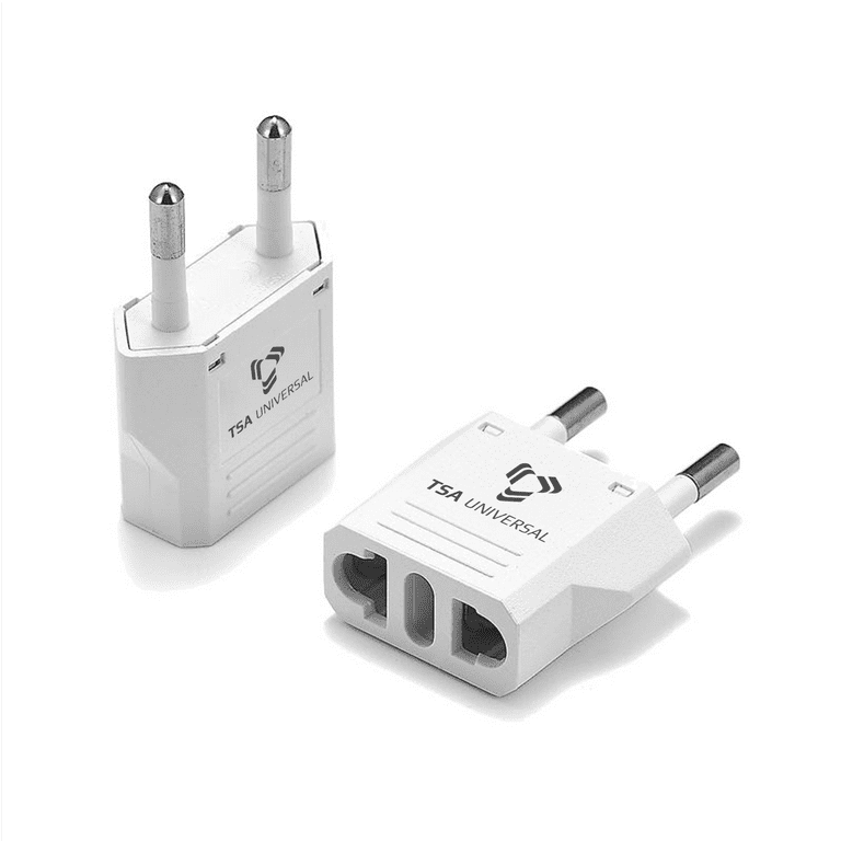United States to Spain Travel Power Adapter to Connect North 
