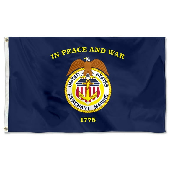 United States U.S. MERCHANT MARINE 1775 Flags Polyester 3x5 FT Indoor Outdoor Banner