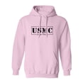 thumbnail image 1 of United States USMC Semper Fidelis Adult Hooded Sweatshirt, 1 of 3