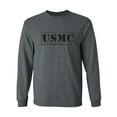 thumbnail image 1 of United States USMC Semper Fidelis Adult Long Sleeve T-shirt, 1 of 3
