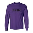 thumbnail image 1 of United States USMC Semper Fidelis Adult Long Sleeve T-shirt, 1 of 3
