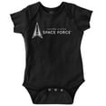 thumbnail image 1 of United States USSF Space Force Logo Romper Boys or Girls Infant Baby Brisco Brands 12M, 1 of 7