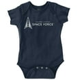 thumbnail image 1 of United States USSF Space Force Logo Romper Boys or Girls Infant Baby Brisco Brands 12M, 1 of 6