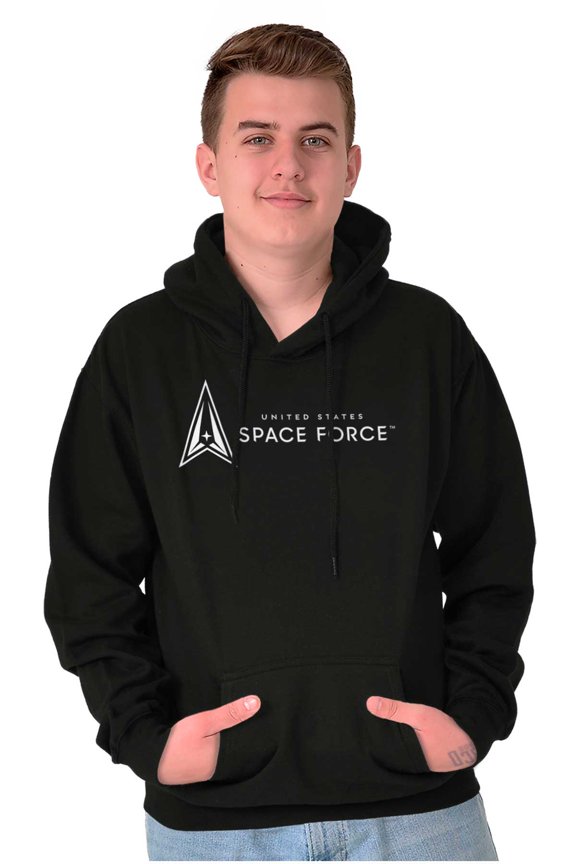 United States USSF Space Force Logo Unisex Plus Size Hoodie Brisco Brands 2X