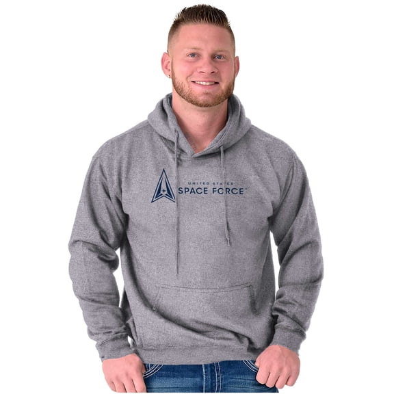 United States USSF Space Force Logo Unisex Plus Size Hoodie Brisco Brands 4X