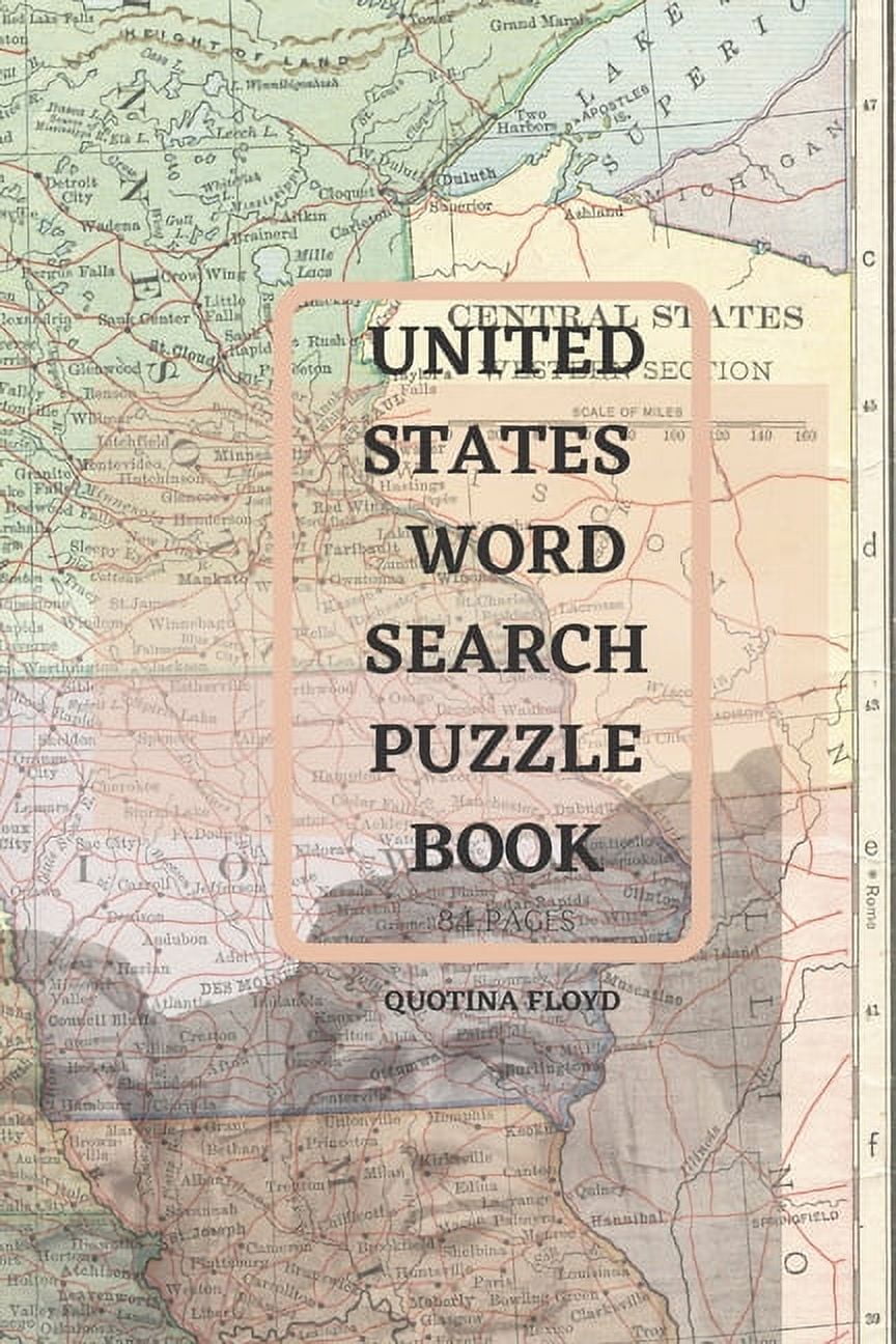 United States Word Search Puzzle Book, (Paperback) - Walmart.com