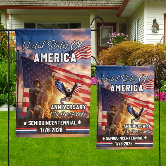 United States of America 250th Anniversary Flag 1776–2026 – Patriotic USA Eagle Semiquincentennial Outdoor Flag