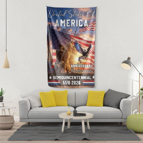 United States of America 250th Anniversary Flag 1776–2026 – Patriotic USA Eagle Semiquincentennial Outdoor Flag
