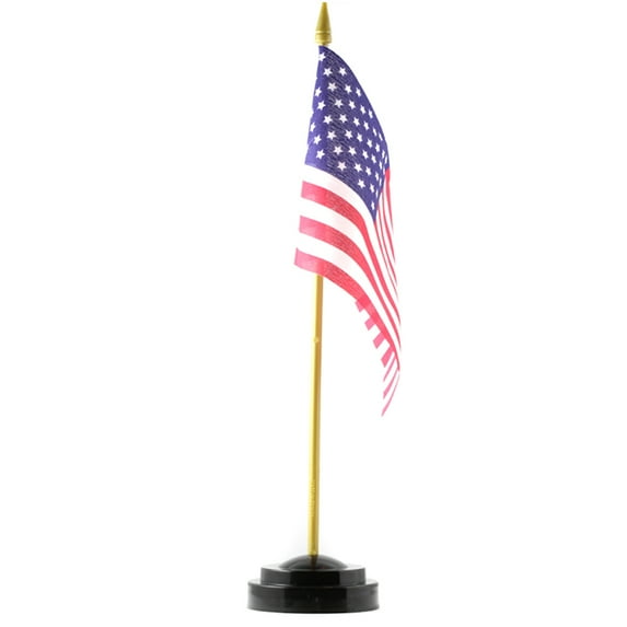 United States of America Desk Flag With Stand