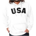 thumbnail image 1 of United States of America USA Patriot Hoodie Sweatshirt Women Men Brisco Brands X, 1 of 6