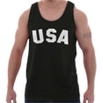 thumbnail image 1 of United States of America USA Patriot Plus Size Graphic Tank Top Brisco Brands 3X, 1 of 6