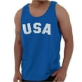 thumbnail image 1 of United States of America USA Patriot Tank Top T Shirts Men Women Brisco Brands L, 1 of 6