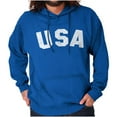 thumbnail image 1 of United States of America USA Patriot Unisex Plus Fleece Graphic Hoodie Brisco Brands 4X, 1 of 6
