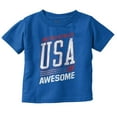 thumbnail image 1 of United States of Awesome Patriotic Toddler Boy Girl T Shirt Infant Toddler Brisco Brands 2T, 1 of 6