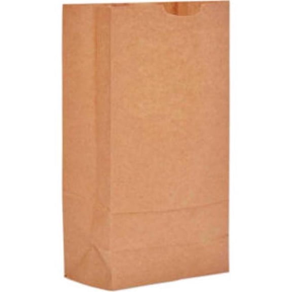United Stationers Supply B567432 6.312 x 4.17 x 13.43 in. Duro Bag Paper Grocery Bags - No. 10 - Kraft - Pack of 500