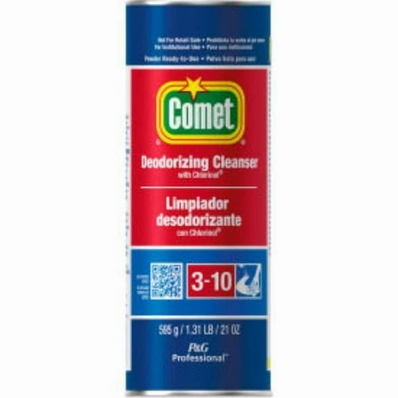United Stationers Supply B567257 Comet Deodorizing Powder Cleanser with Chlorinol - 21 oz Can - 24 Cans - 32987