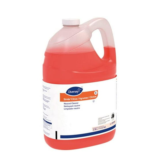 United Stationers Supply B2685603 Diversey Stride Neutral Cleaner - Citrus - 1 gal - 4 Bottles per Case