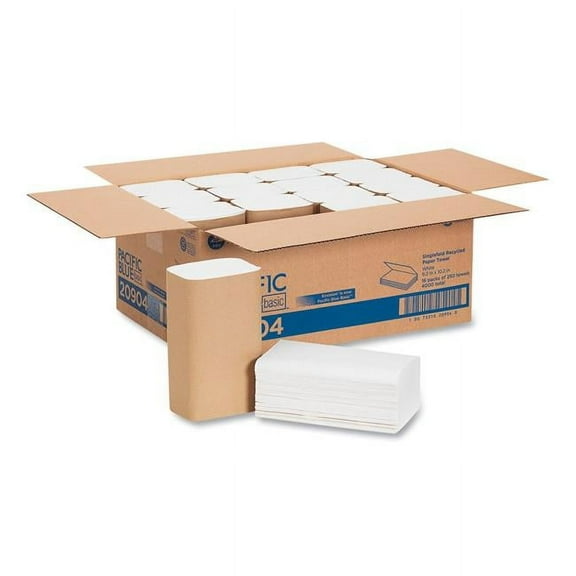 United Stationers Supply B241029 GEP20904 Acclaim 1-Fold Paper Towel - 10.25 x 9.25 in. - White - 250 per Pack