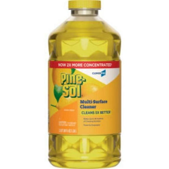 United Stationers Supply Pine-Sol Multi-Surface Cleaner Concentrate - Lemon Scent - 80 fl oz