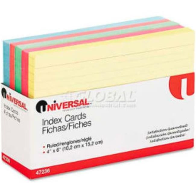 United Stationers Supply B1448748 Universal Index Cards 4 x 6 in