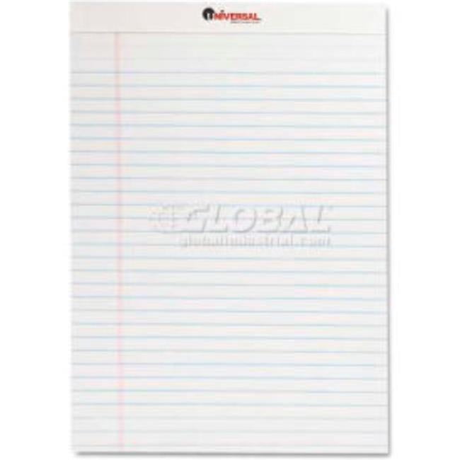 United Stationers Supply B1428485 Universal Perforated Edge Writing Pad - Legal Ruled - Letter - White - 50 Sheet - Pack of 12