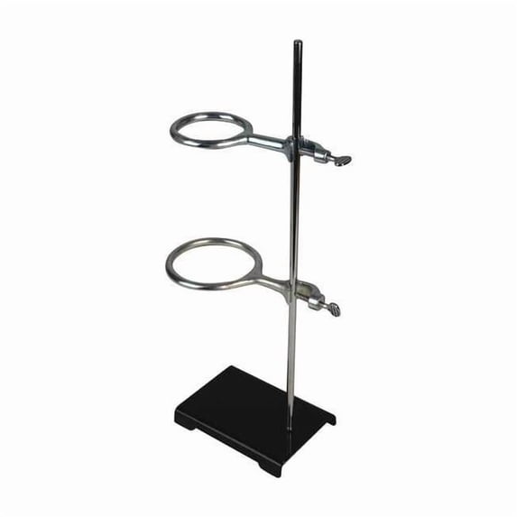 United Support Stand And Rings,18in,5/16in,Stl SET462