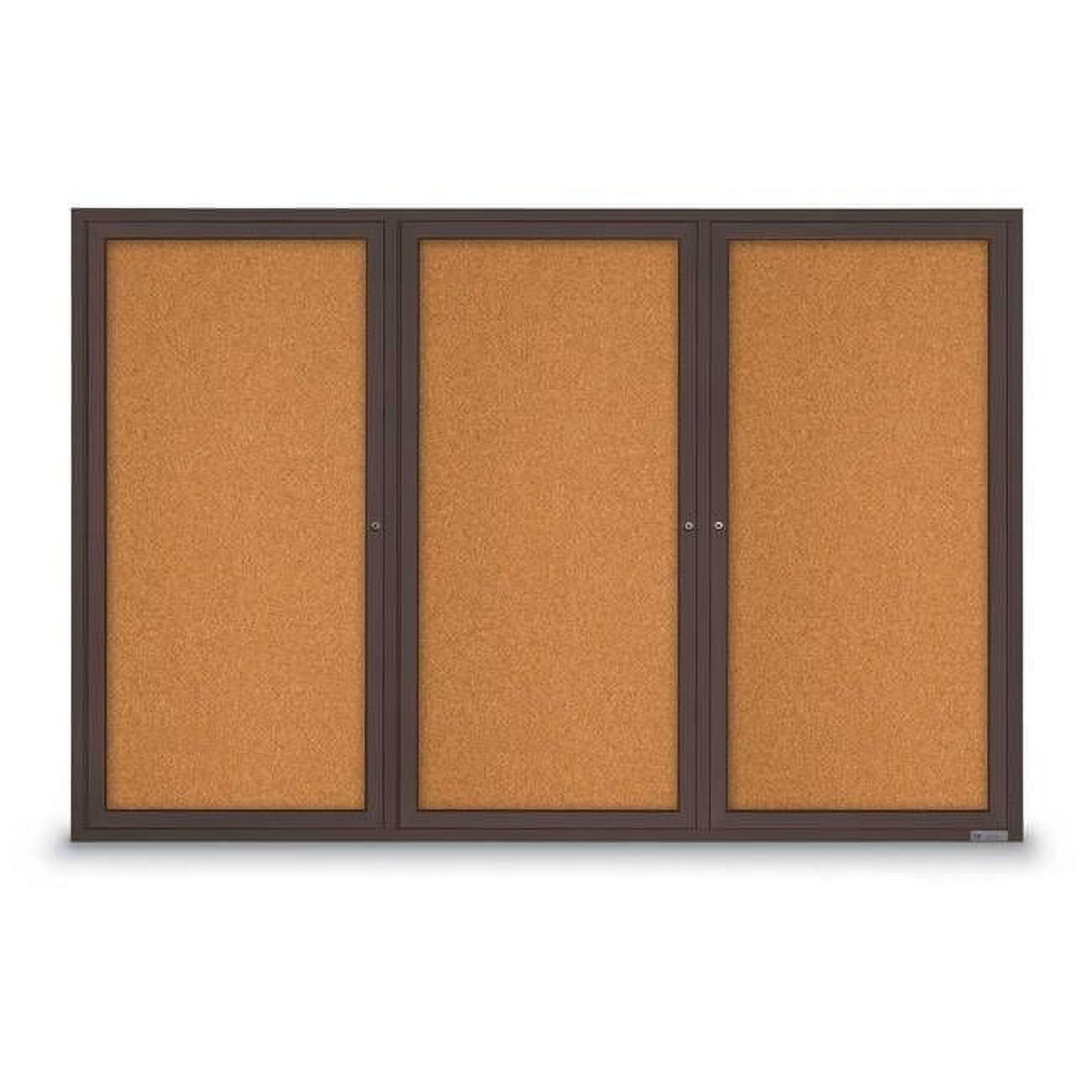United Visual Products  72 x 48 in. Triple Door Tr