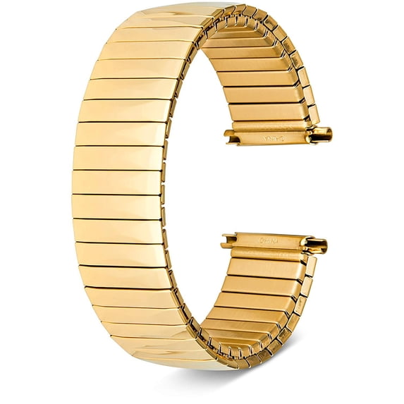 United Watch Bands Expandable Polished Stainless Steel Watch Band for Men & Women Universal Fit 16-22MM Watch Band | Includes 2 Spring Bars & Tool Kit