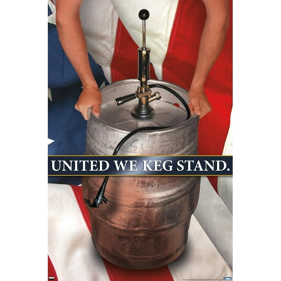 United We Keg Stand Wall Poster, 22.375" x 34"