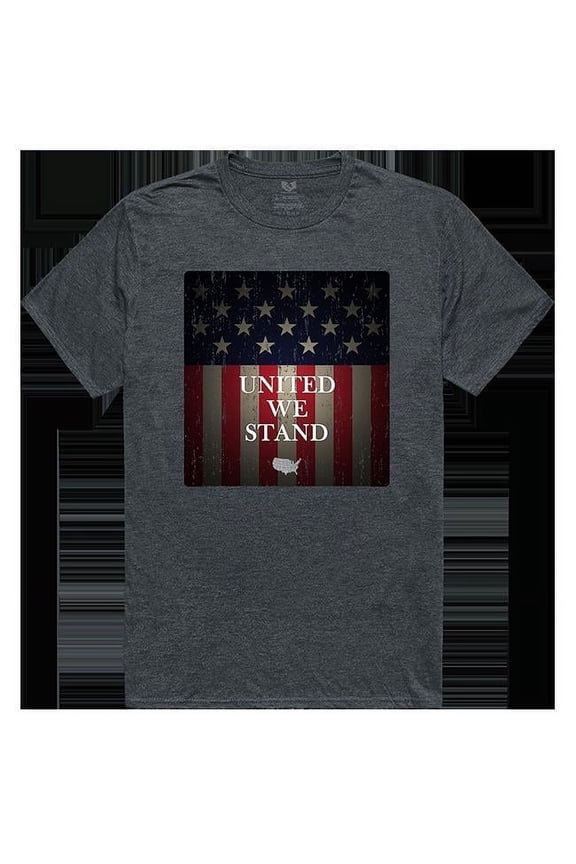 United We Relaxed Graphic Tee Shirt, Heather Charcoal - Large