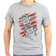 thumbnail image 1 of United We Stand American Skateboarder Plus Size Crewneck Graphic Tee Shirt Brisco Brands 2X, 1 of 6