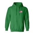 thumbnail image 1 of United We Stand Black Ink Sleeve Print Adult Hooded Sweatshirt, 1 of 3