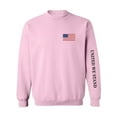 thumbnail image 1 of United We Stand Black Ink Sleeve Print Crewneck Sweatshirt, 1 of 3