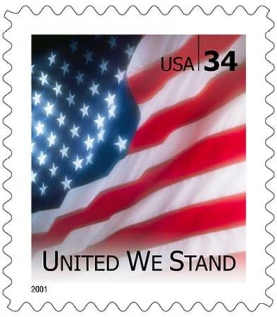 United We Stand Canvas Art - US POSTAL SERVICE (24 x 24)
