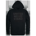 thumbnail image 1 of United We Stand Graphic Pullover Hoodie, Black - Extra Large, 1 of 1