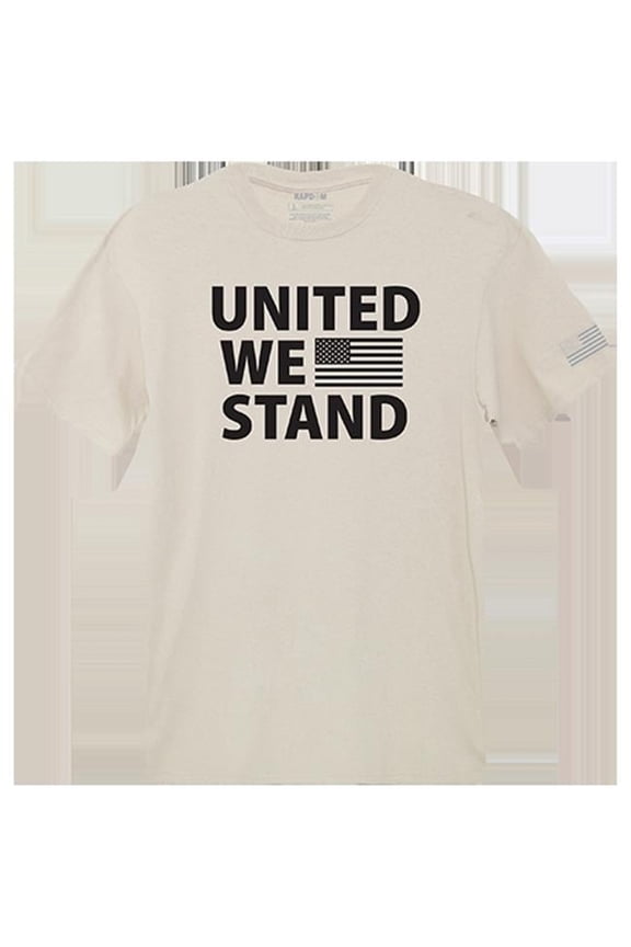 United We Stand Tactical Graphic T-shirt, Sand - Large