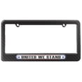 thumbnail image 1 of United We Stand - USA American Pride License Plate Frame, 1 of 1