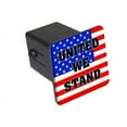 thumbnail image 1 of United We Stand - USA Flag 2" Tow Trailer Hitch Cover Plug Insert, 1 of 1