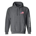 thumbnail image 1 of United We Stand White Sleeve Print Adult Hooded Sweatshirt, 1 of 3