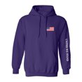 thumbnail image 1 of United We Stand White Sleeve Print Adult Hooded Sweatshirt, 1 of 3