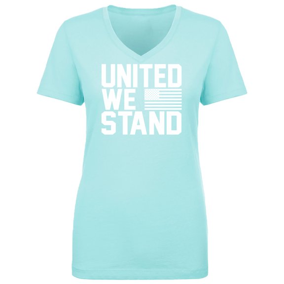 United We Stand Womens V-Neck T-Shirt